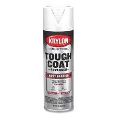 Krylon K00919008 Tough Coat Advanced Spray Paint 15 oz White Semi-Gloss