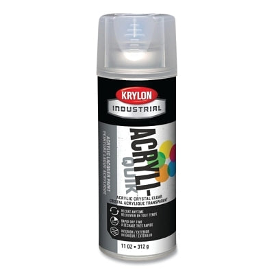 Krylon Industrial K01301A07 Acryli-Quik Acrylic Lacquer Paint 12 oz Crystal Clear Gloss