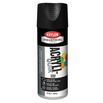 Krylon K01316A07 Primer 12 oz Aerosol Can Black