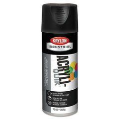 Krylon K01602A07 Acryli-Quik Acrylic Lacquer Ultra-Flat Black 12 oz