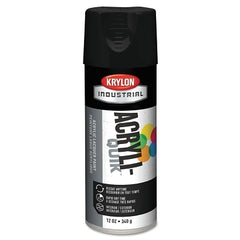 Krylon K01613A07 Acryli-Quik Lacquer Semi-Flat Black 12 Ounce