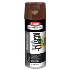 Krylon K02501A07 Acryli-Quik Lacquer Leather Brown 12oz Aerosol Can