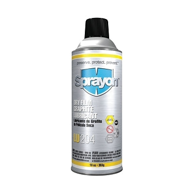 Sprayon SC0204000 Dry Film Graphite Lubricant 10 oz Aerosol Can