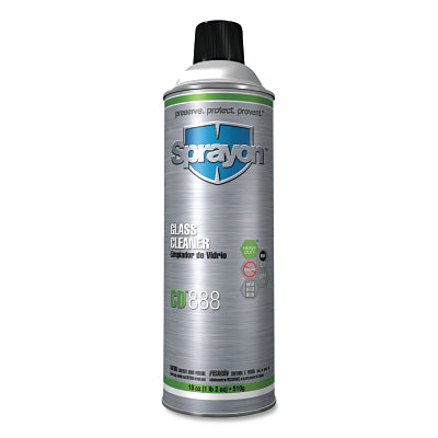 Sprayon SC0888000 Liquid Glass Cleaner 18 oz White Unscented Aerosol