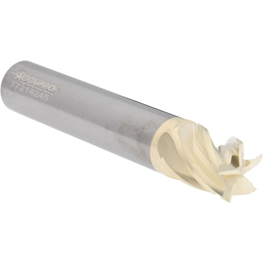 ACCUPRO Accupro 316056 Square End Mill 1/2 in 5 Flute Carbide Zrn