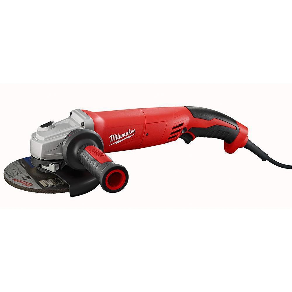 Milwaukee 6124-31 5 In. 13 Amp Small Angle Grinder Trigger Grip No-Lock