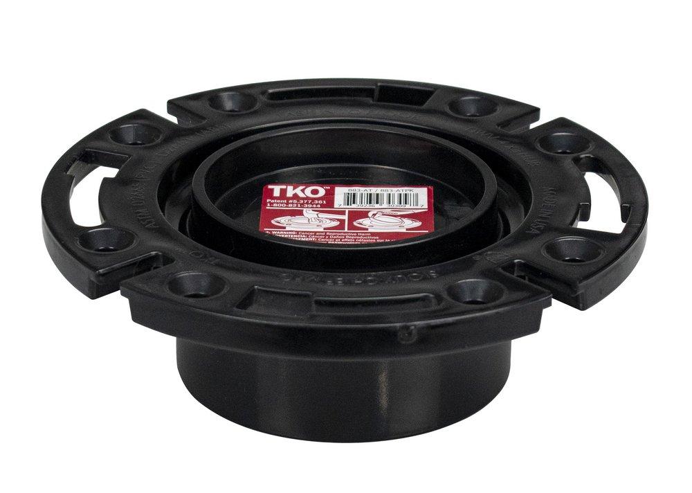 Sioux Chief 883AT TKO 3 x 4 in. Plastic ABS Closet Flange