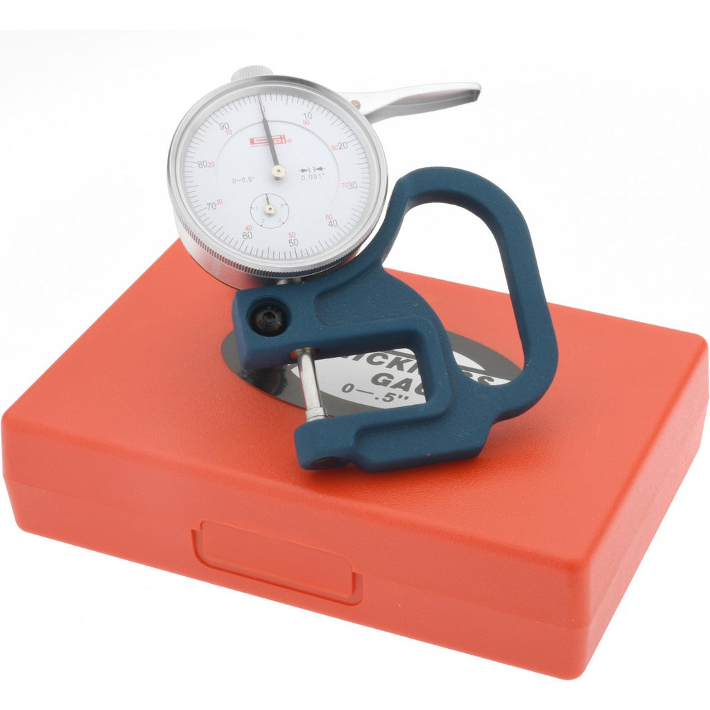 SPIROTHERM Spi 13-152-4 Dial Thickness Gage 0-0.5in 0.001in Grad