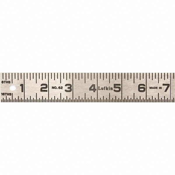 LUFKIN Lufkin 623FTN Steel Rule 36 in Rigid Inch Graduation