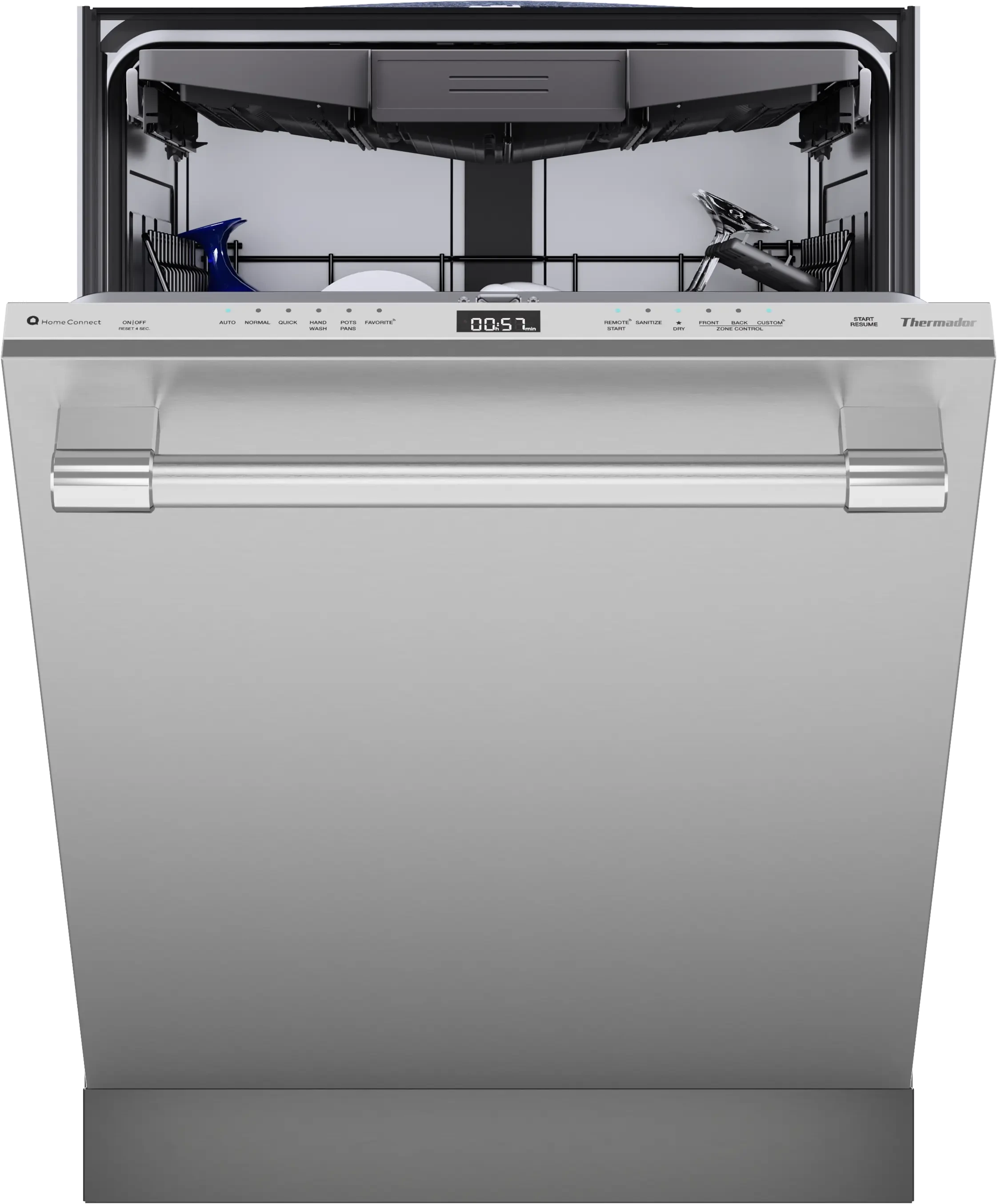 THERMADOR Thermador DWHD660EFP Sapphire Dishwasher 1440 W (24-inch/16 Place Settings)