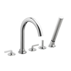 DXV AMERICAN STANDARD D3510590C.100 PERCY 2-HANDLE DECK MOUNT BATHTUB FAUCET WITH HAND SHOWER