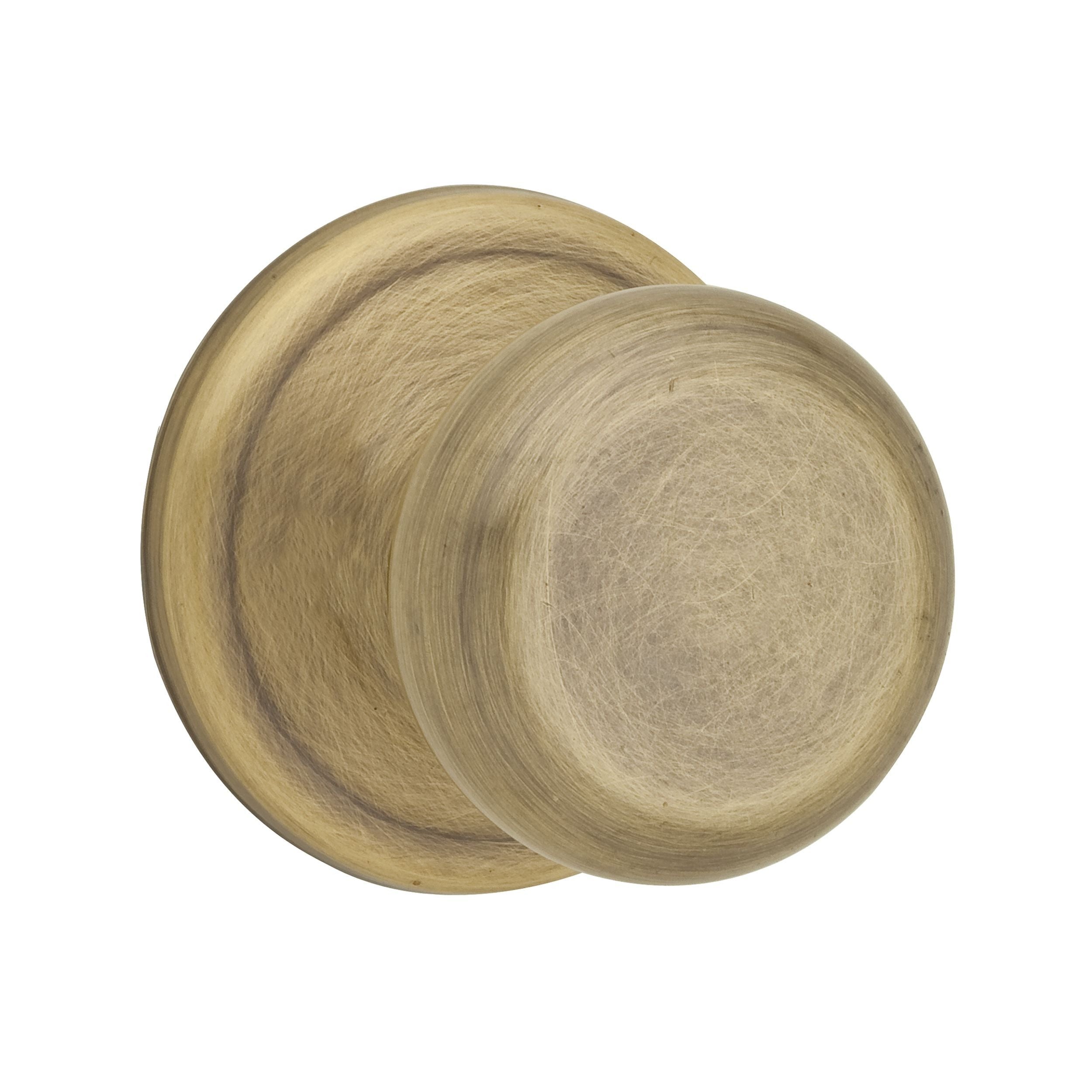 KWIKSET Kwikset CP720J-5 Juno Knob Passage Lock Antique Brass