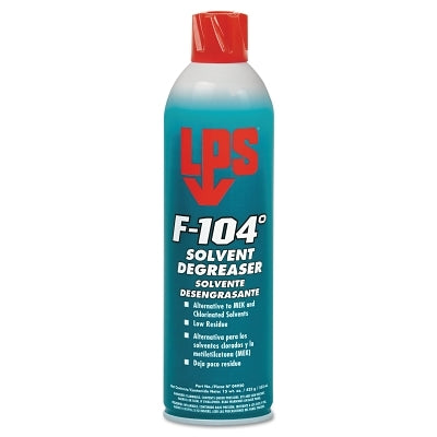 LPS 4920 F-104 Solvent Degreaser Ready-to-Use 15 oz Aerosol Can Mild Orange Odor