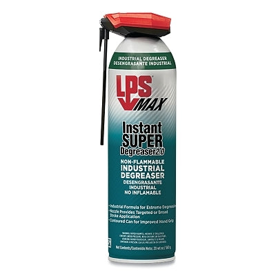 Lps 97220 MAX Instant Super Degreaser 2.0 Non-Flammable Industrial Degreaser 20 oz Aerosol Can