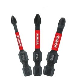 Diablo DPHV2-S3 Phillips Drive Bit 3 Pack 2 Inch Length