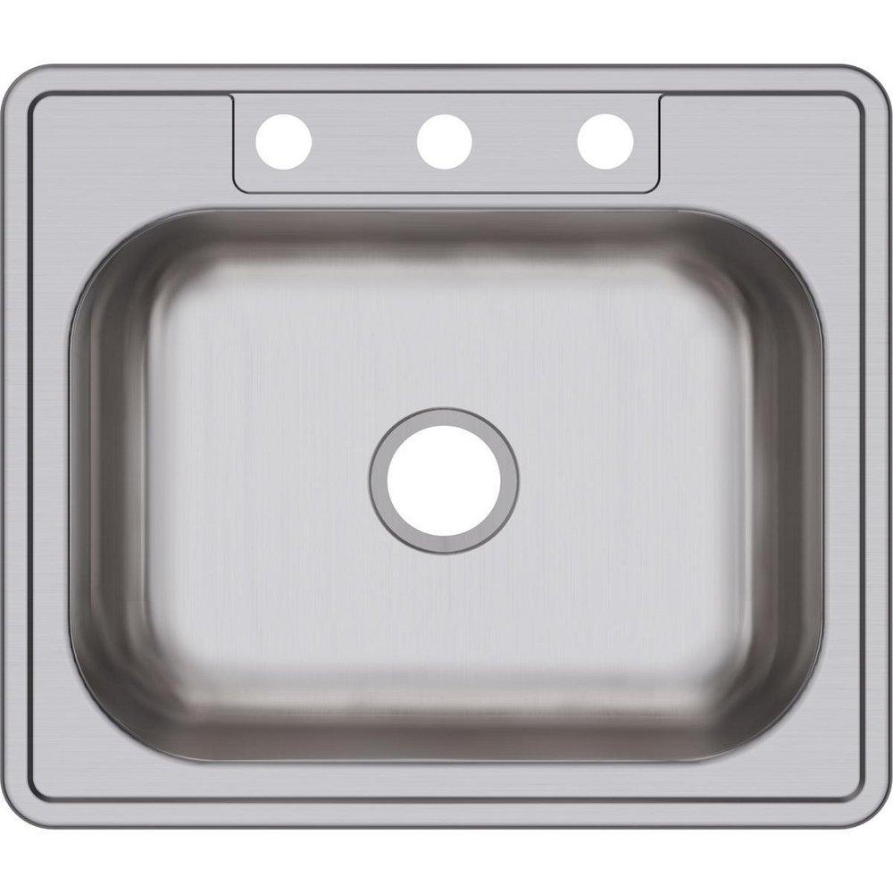 Elkay ELUHAD281650PD Lustertone Classic Stainless Steel 30-1/2 x 18-1/2 x 4-7/8 Single Bowl Undermount ADA Sink w/Perfect Drain