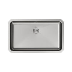 Elkay ELUHAD281655PD Lustertone 30-1/2 x 18-1/2 in. No Hole Stainless Steel Single Bowl Undermount Kitchen Sink