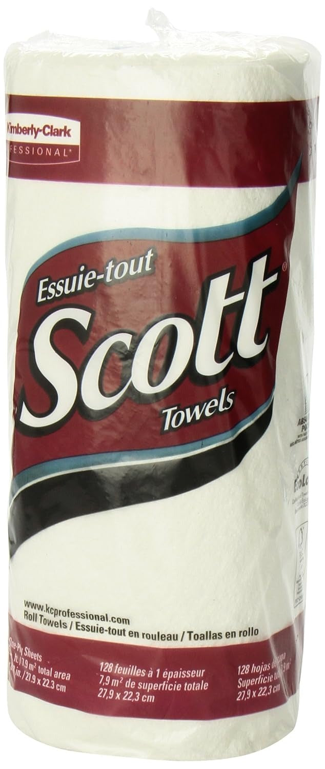 KIMBERLY-CLARK Kimberly-Clark KCC41482 Scott 41482 Kitchen Roll Towels 11 inches x 8-25/32 inches (Pack of 20)