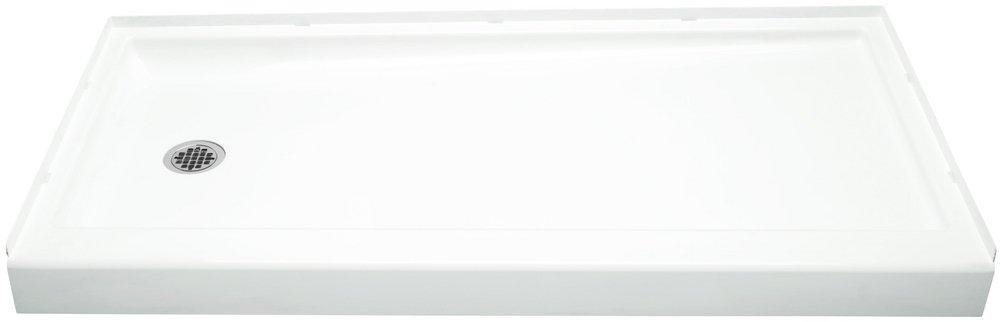 Sterling 72171110-0 Ensemble 60 in x 30 in Shower Base with Left Drain in White