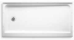 Sterling 72171110-0 Ensemble 60 in x 30 in Shower Base with Left Drain in White