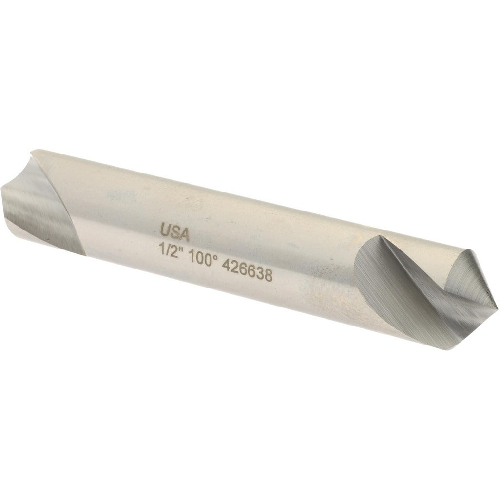 HERTEL Hertel 18276 Countersink 1/2 in 100 Degree 1 Flute Hss