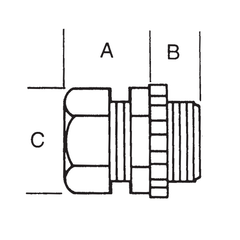 Steel Electric Products S1010 1/2 Inch Steel EMT Compression Connector