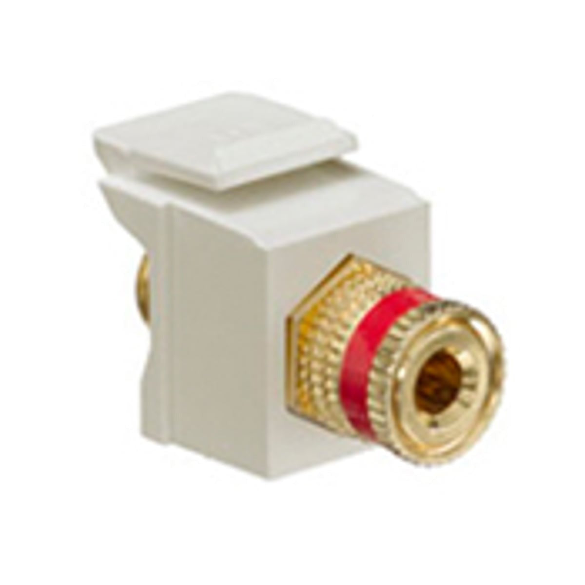 LEVITON Leviton 40833-BIR QuickPort Binding Post Adapter (Single)