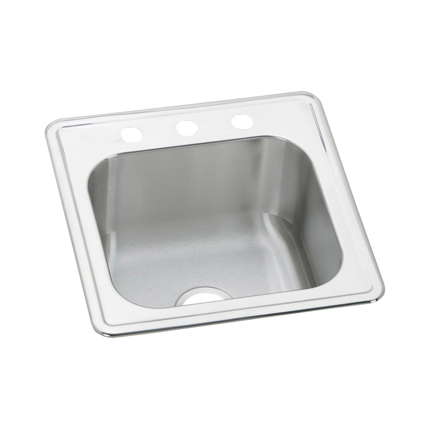 ELKAY Elkay ESE2020102 Celebrity Stainless Steel Single Bowl Drop-In Sink 20\" x 20\" x 10-1/8\"