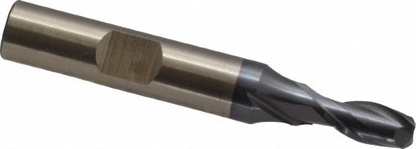CLEVELAND CONTROLS Cleveland C33810 Square End Mill 1/4 in 2 Flute Hss Ticn