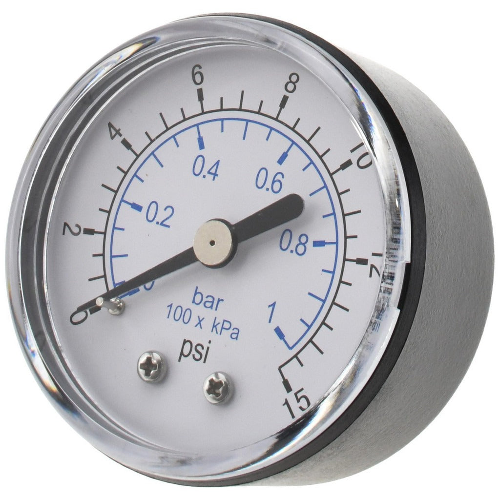 VALUE COLLECTION Value Collection 111CB20015 Pressure Gauge 15 Psi 2 in Npt