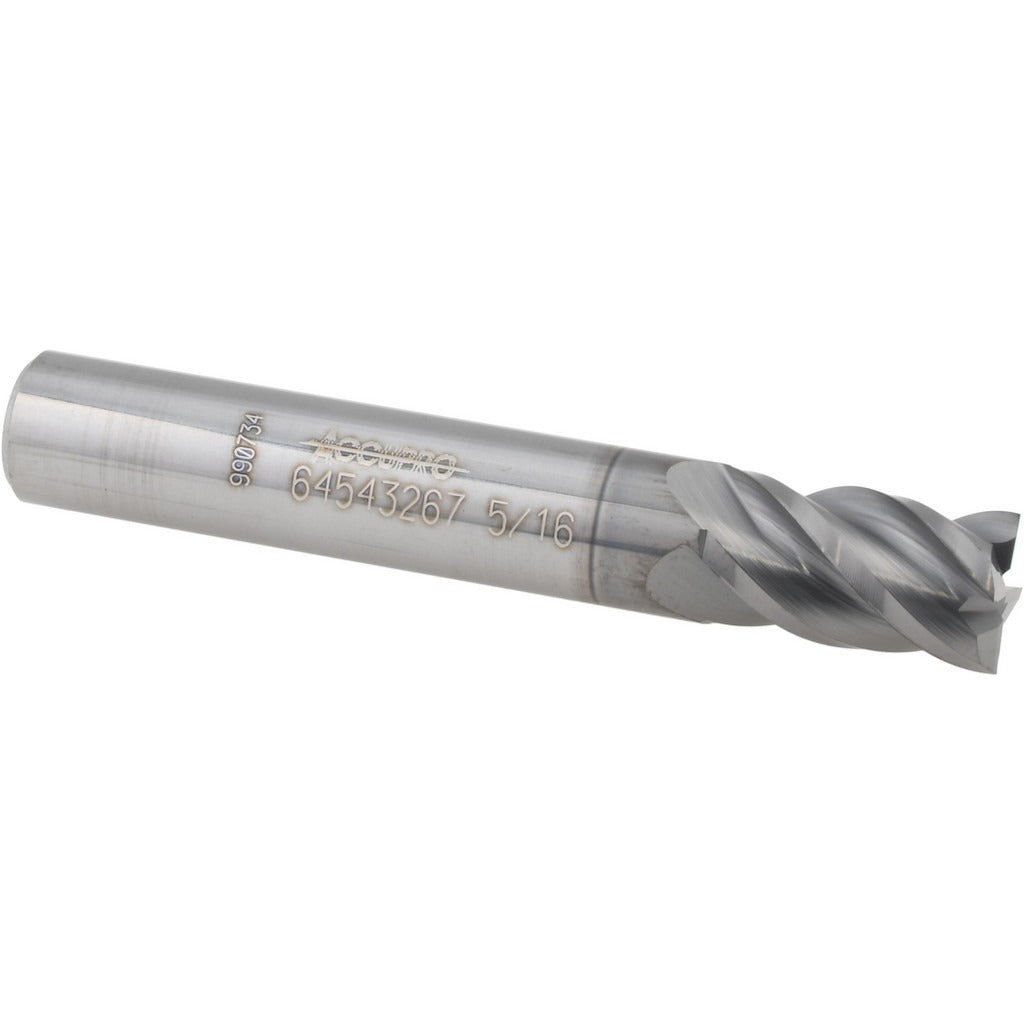 ACCUPRO Accupro 12179008 Square End Mill 5/16 in 4 Flute Carbide