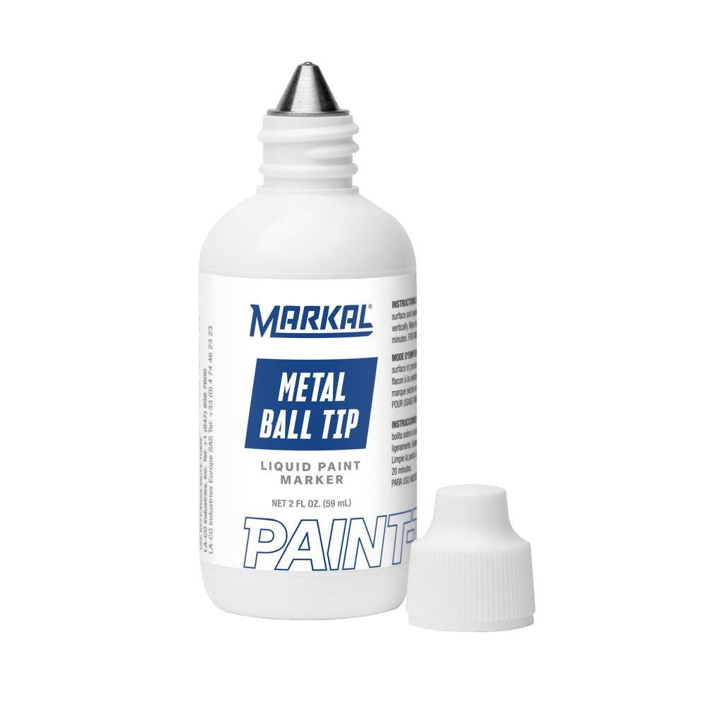 MILWAUKEE Markal 84625 Blue Liquid Paint Marker Ball Tip