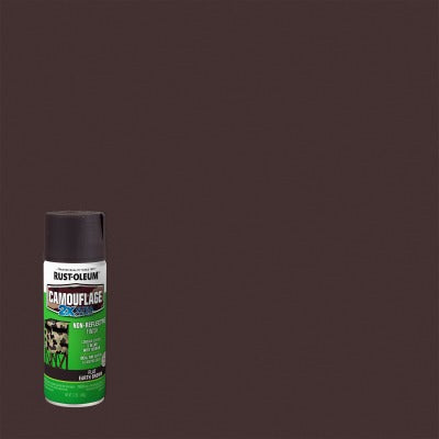 RUST-OLEUM Rust-oleum 1918-830 Camouflage Spray Paint Earth Brown