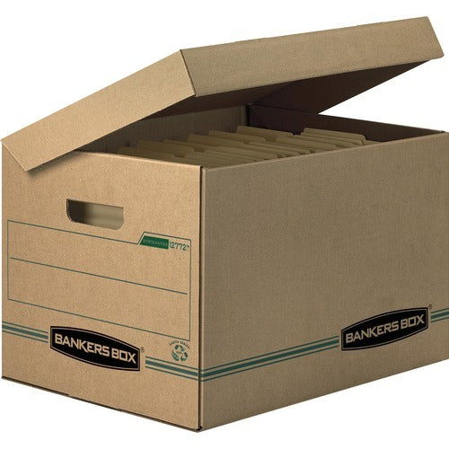 FELLOWES Fellowes FEL12772 File Storage Box Flip-top Lid 12-pack
