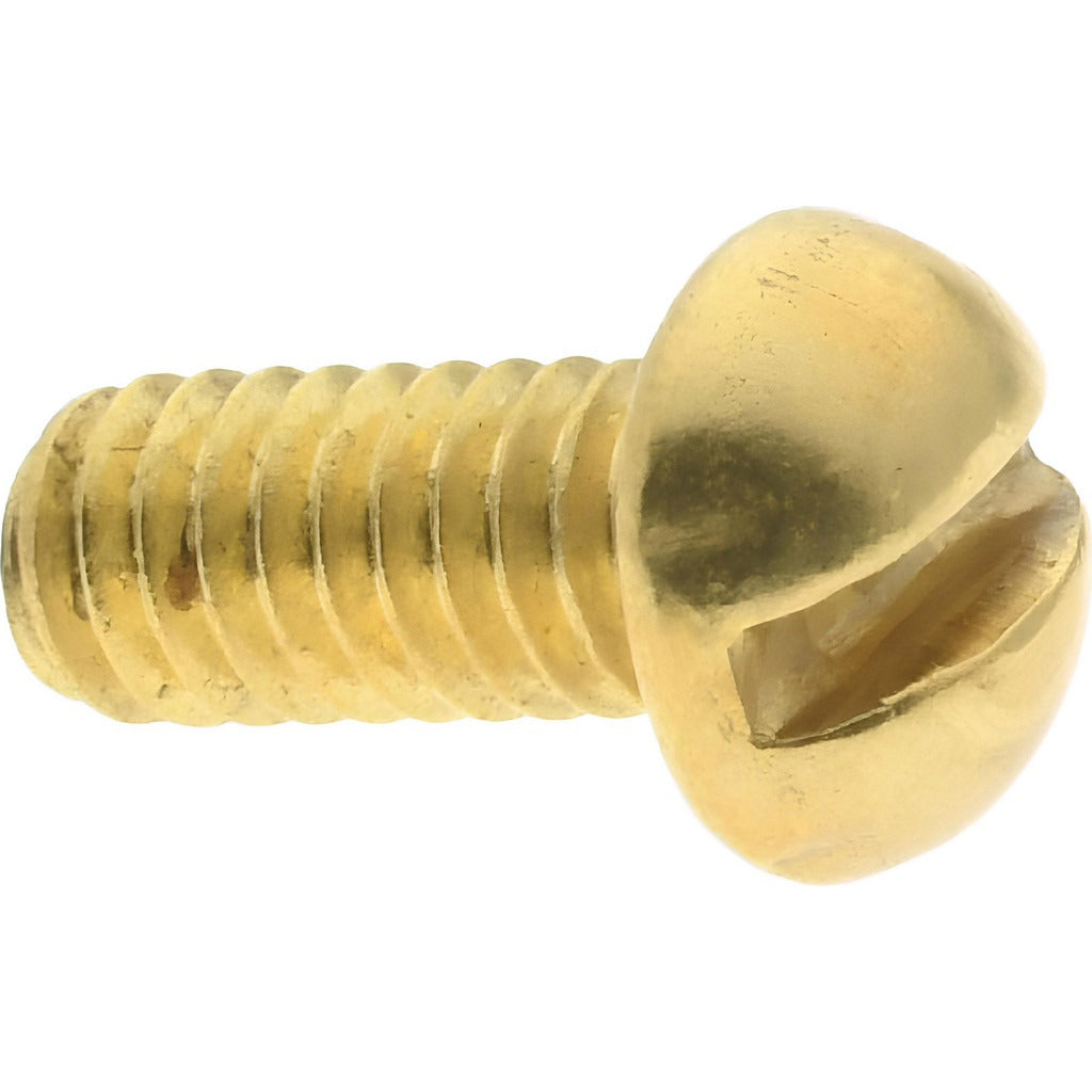 VALUE COLLECTION Value Collection R52000316 8-32 X 3/8 in Brass Machine Screw