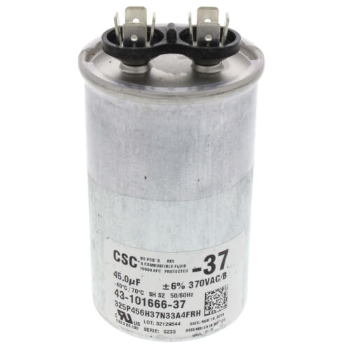 Rheem 43-101666-37 Capacitor 45/370 Single Round