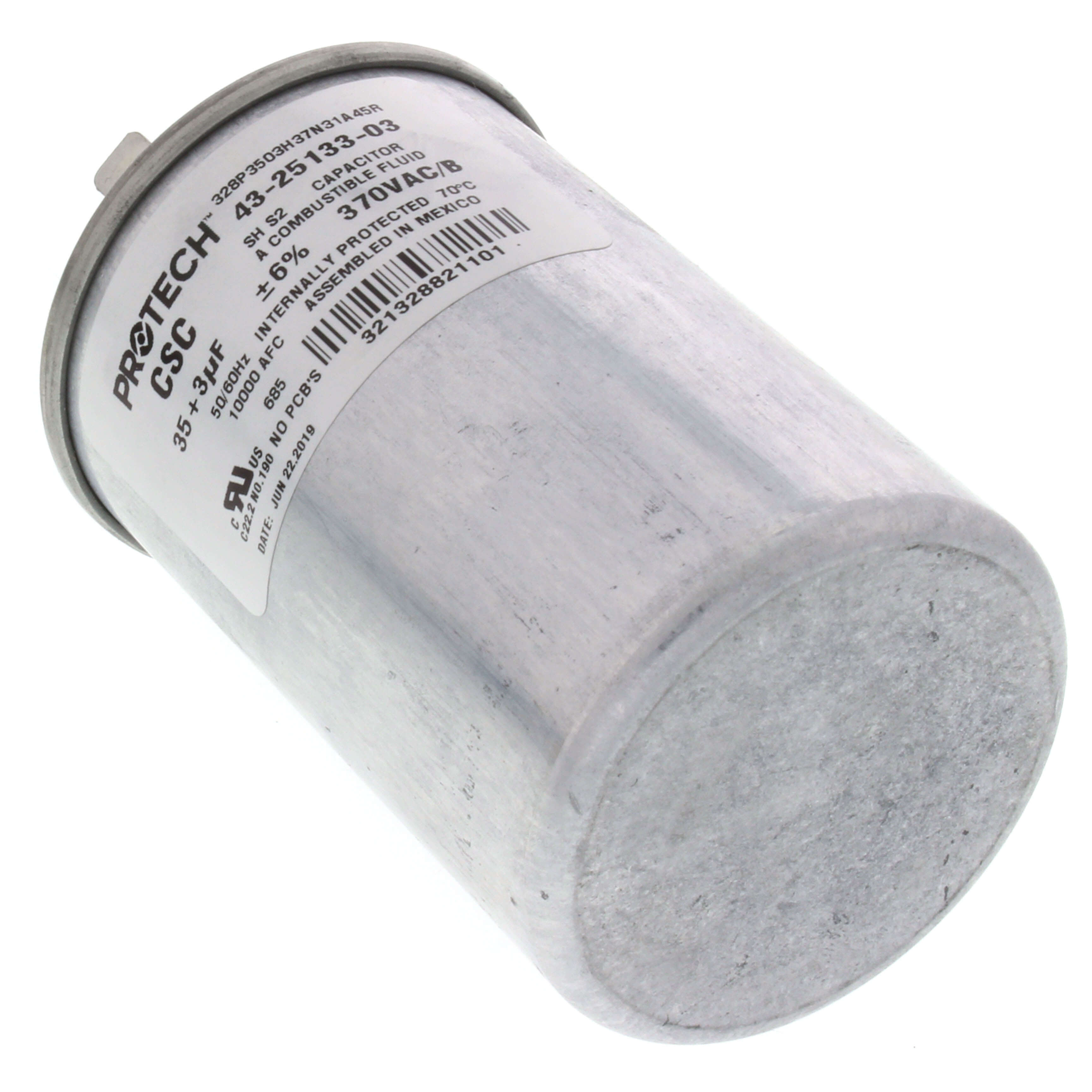 Rheem 43-25133-03 Heat Pump Run Capacitor Genuine OEM Part