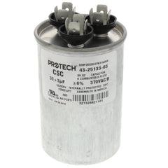 Rheem 43-25133-17 Protech Dual Section Round Capacitor 5 to 55 MFD 440VAC