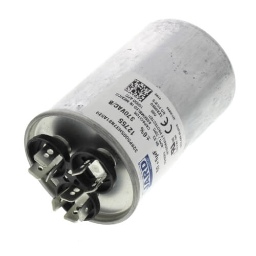 Rheem 43-25133-25 Capacitor 50/5 370V Dual Round