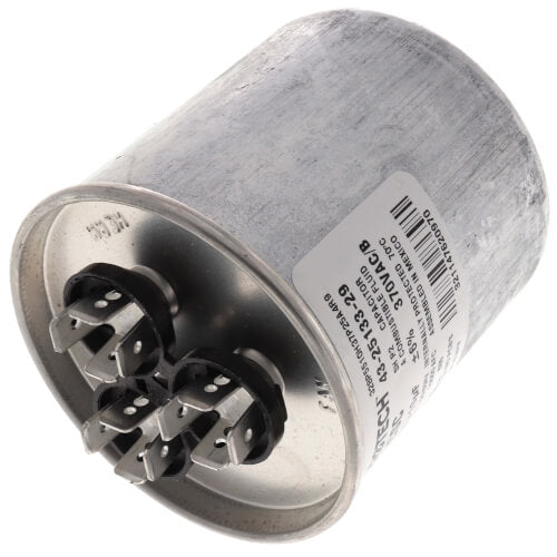 Rheem 43-25133-29 Capacitor 55/10/370 Dual Round