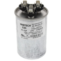 RHEEM 43-25133-44 Dual Capacitor 370VAC 2.12 inch OD x 4.33 inch L Round