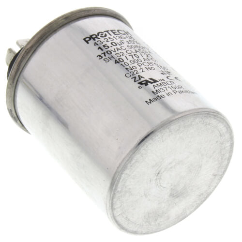 Rheem 43-25136-08 15/370 Single Round Capacitor OEM