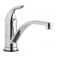 Chicago Faucets 430-ABCP Single Handle Kitchen Faucet in Polished Chrome