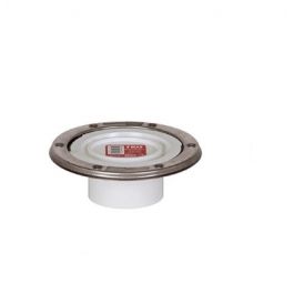 Sioux 886-PTMSPK Closet Flange with Stainless Steel Swivel Ring 3 Inch Spigot