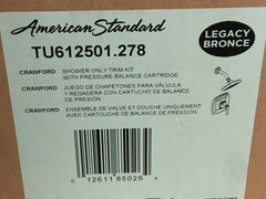 American Standard TU612501.278 Crawford 2.5 GPM Shower Trim Kit with Shower Head