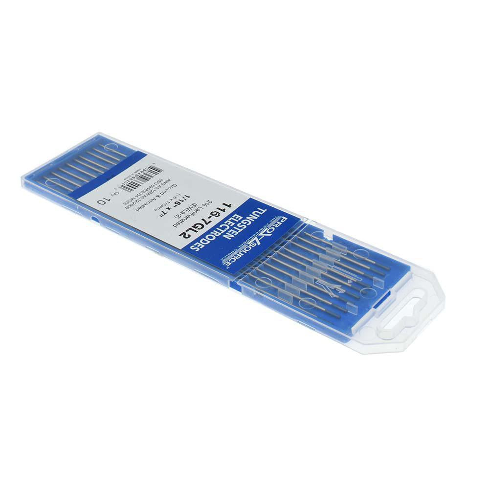 PRO-SOURCE Pro-source 116-7GL2 Tig Tungsten Electrode 1/16 in 2% Lanthanated