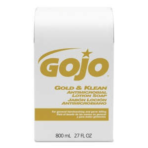 GOJO Gojo GOJ912712 Gold and Klean Antimicrobial Lotion Soap 800 mL Cartridge