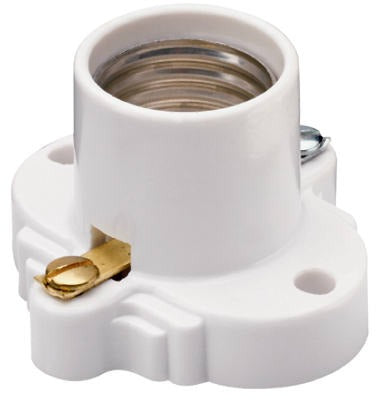LEGRAND Pass Seymour S752WCC10 Medium Base Cleat Socket 660W 250V