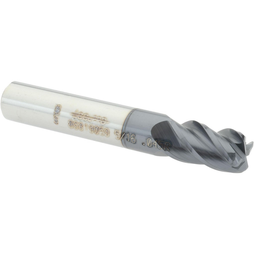 ACCUPRO Accupro 12182853 Corner Radius End Mill 5/16 in 4 Flute