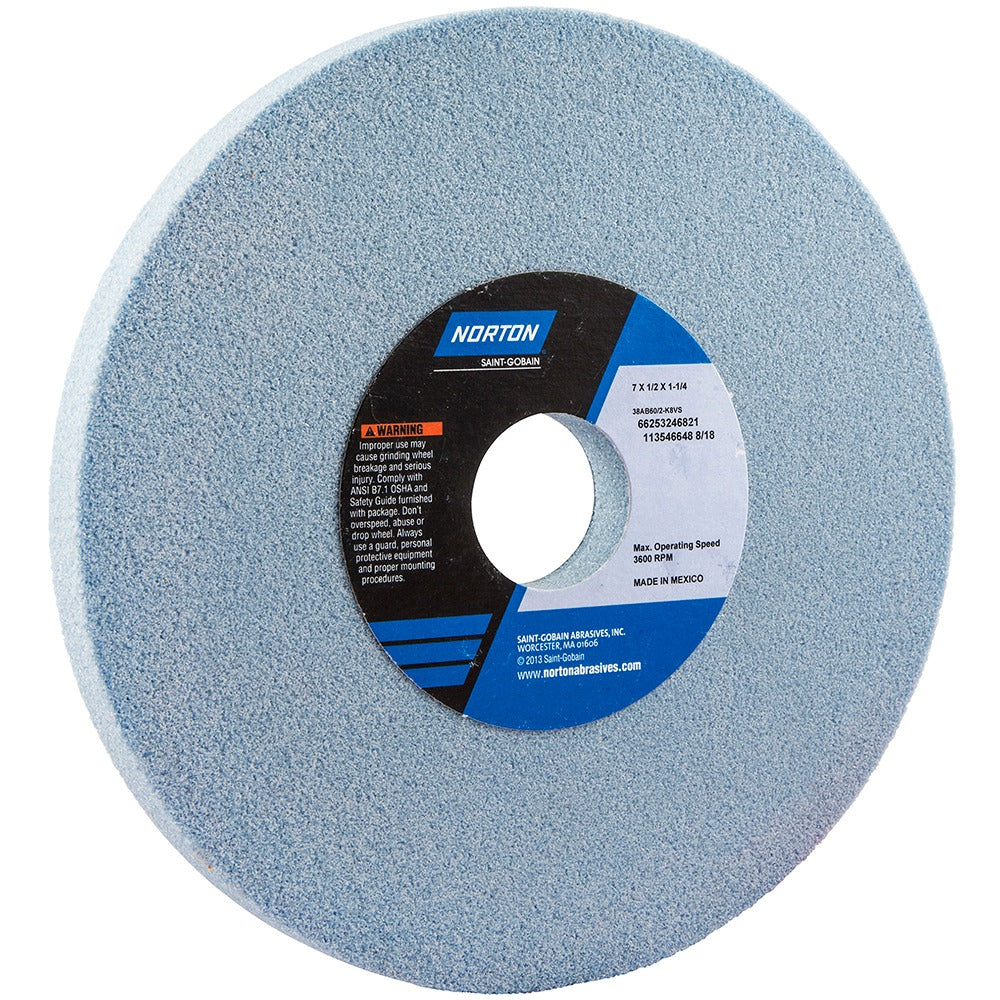 NORTON Norton 66253246821 Surface Grinding Wheel 60 Grit 7 in